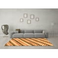 thumbnail image 3 of Ahgly Company Indoor Rectangle Abstract Orange Modern Area Rugs, 5' x 8', 3 of 4