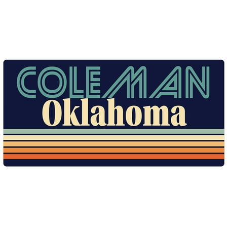 

Coleman Oklahoma 5 x 2.5-Inch Fridge Magnet Retro Design