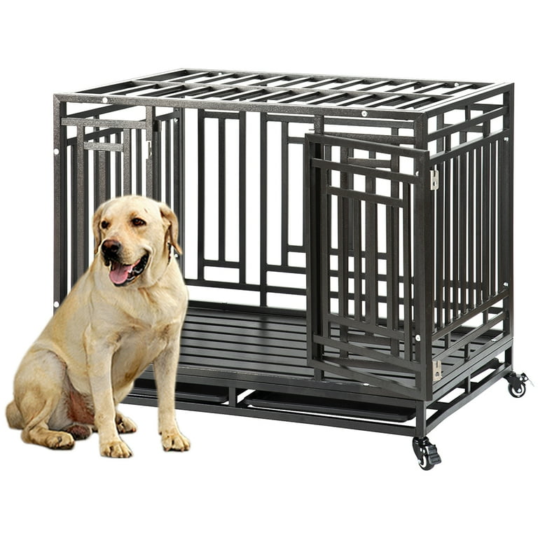 Mobile dog clearance crate