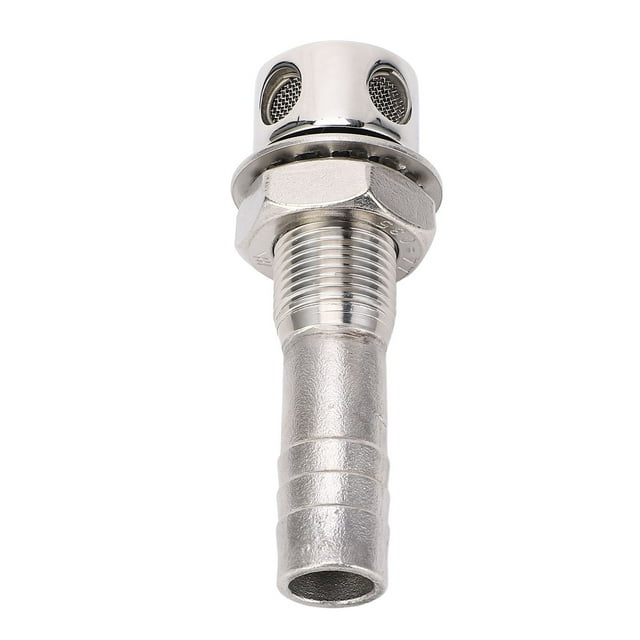 Évent de Réservoir de Carburant de Bateau, Filetage Précis Compact 16 mm Droit Moderne en Acier Inoxydable 316, Évent de Carburant de Bateau Polyvalent de Qualité Marine pour Yachts
