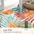 thumbnail image 3 of Haperlare Contemporary Runner Rugs for Hallway Washable Low Pile Tropical Plants Runner Rug Colorful Leaf Entryway Laundry Rug,2'x6', 3 of 7
