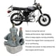 thumbnail image 3 of Carburador De Motocicleta, Carburador ATV De Alta Eficiencia De Metal A Prueba De Polvo Para Simson S60, 3 of 7