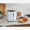 thumbnail image 4 of Café Express Finish 2-Slice Toaster | Extra-Wide Slots, Extra Lift for Waffles, Pastries, Texas Toast & More | 4 Pre-Set Functions, 8 Shade Options | Countertop Kitchen Essentials | Matte White, 4 of 6