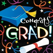 Amscan Graduation Plastic Table Covers ;3 Pack, 54 Inch x 84 Inch