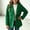 Green, variant on Girls Faux Wool Blend Tweed Coat Notched Lapel Double Breasted Button Front Long Sleeve Warm Outerwear for School Formal Daily Wear