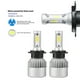 thumbnail image 4 of Par De H7, Coche Hi Lo Beam Auto Bombillas H7 LED Faro LED 36W 8000LM Faro 6000K Plata, 4 of 7