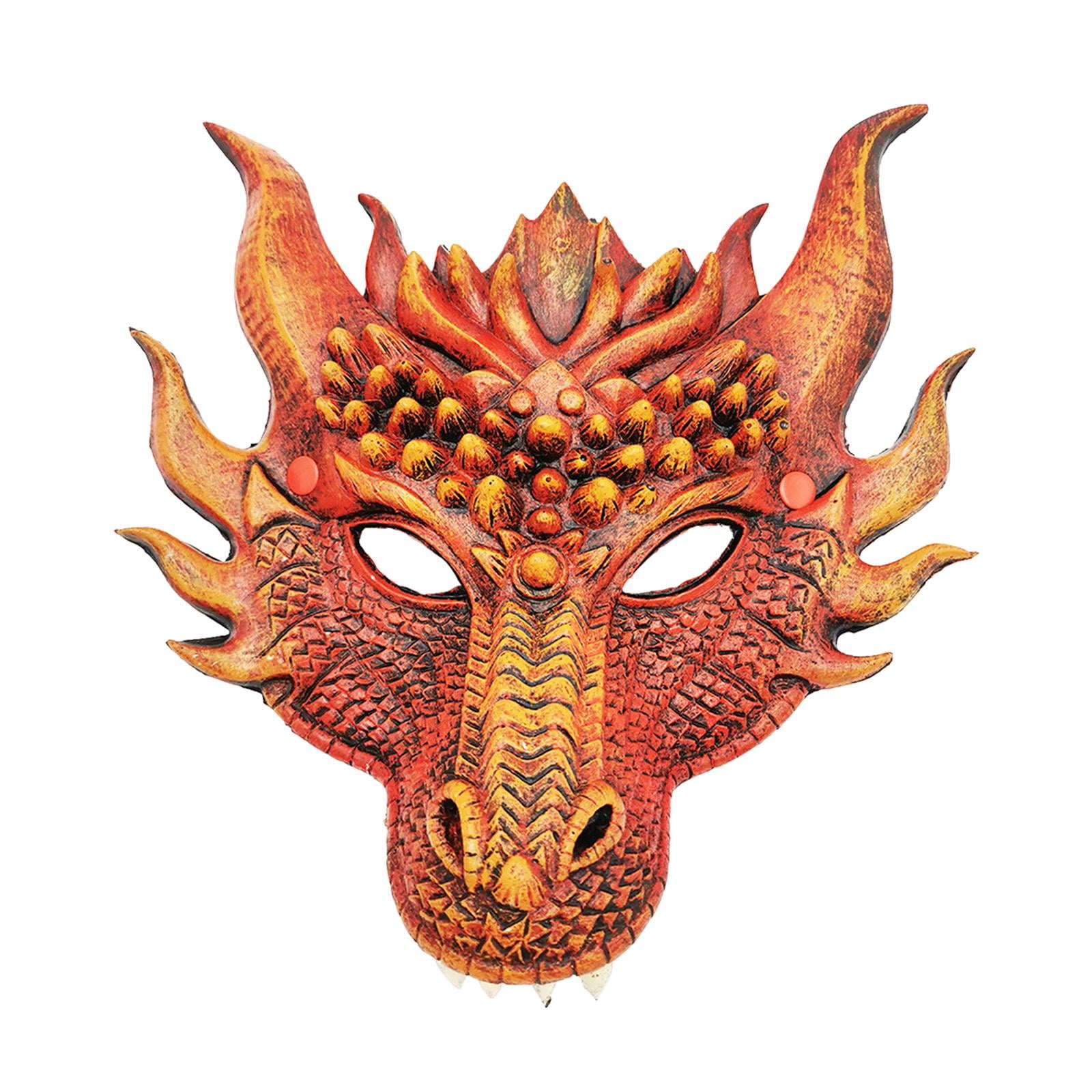 Halloween Cosplay Dragon Face for Club Carnival Stage Performances