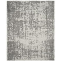 SAFAVIEH Classic Vintage Rothesay Oriental Overdyed Area Rug, Silver/Ivory, 8' x 10'