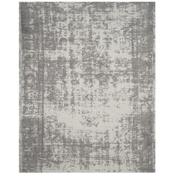 SAFAVIEH Classic Vintage Rothesay Oriental Overdyed Area Rug, Silver/Ivory, 8' x 10'