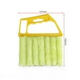 thumbnail image 3 of Blind Cleaner Tool | Mini Blind Duster Brush | 2 Pack | 7-Slat Handheld Design | Washable Cotton Bristles | ABS Handle | Venetian & Vertical Window Blinds Cleaning | For Shutters Awnings Siding Vinyl, 3 of 8