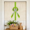 thumbnail image 7 of Green Green Bow Easter Decoration Imitation Linen Ribbon With Wire Edge For Spring Wreaths Bunny Egg Festival Crafts, 7 of 7