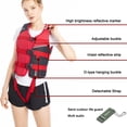 thumbnail image 1 of Chalecos Salvavidas Chaleco salvavidas Oxford, chaleco salvavidas portátil para navegación, accesorios para exteriores (XXL rojo) Hugtrwg Para Estrenar, 1 of 9