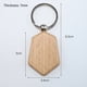thumbnail image 2 of 50 Piezas de Etiquetas para Llaves de Madera , Espacios en para Grabado de Llaves, Madera Sin Terminar, Etiquetas para Llaves para Manualidades DIY, Estilo 6, 2 of 5