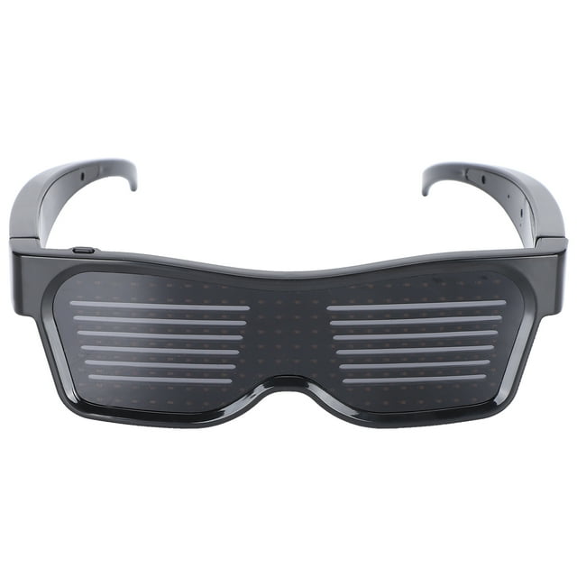 USB Powered Smart Eyeglasses, LED Glasses, APP Controll Portable For Party Club DJ