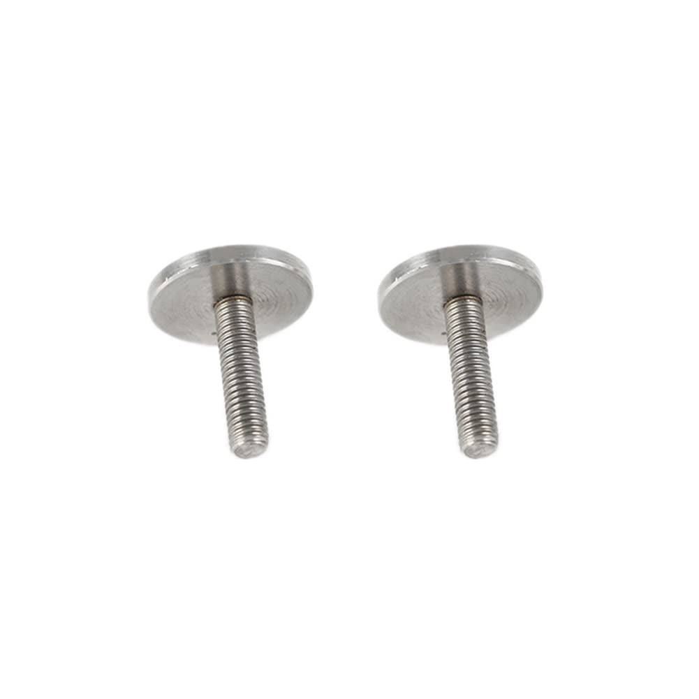 10 Pcs 304 Stainless Steel Advertising Solid Nail Decorative Set Screws 16xM6x16mm.