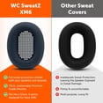 thumbnail image 3 of WC SweatZ XM6 — Fundas de silicona patentadas compatibles con Sony WH-1000XM6 de Wicked Cushions | Resistentes al sudor y fáciles de lavar | Azul medianoche, 3 of 8