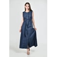 thumbnail image 1 of Vestido midi con bolsillos Roman Fashion /Juvenil, 01652 (Azul dark) azul oscuro M, 1 of 5