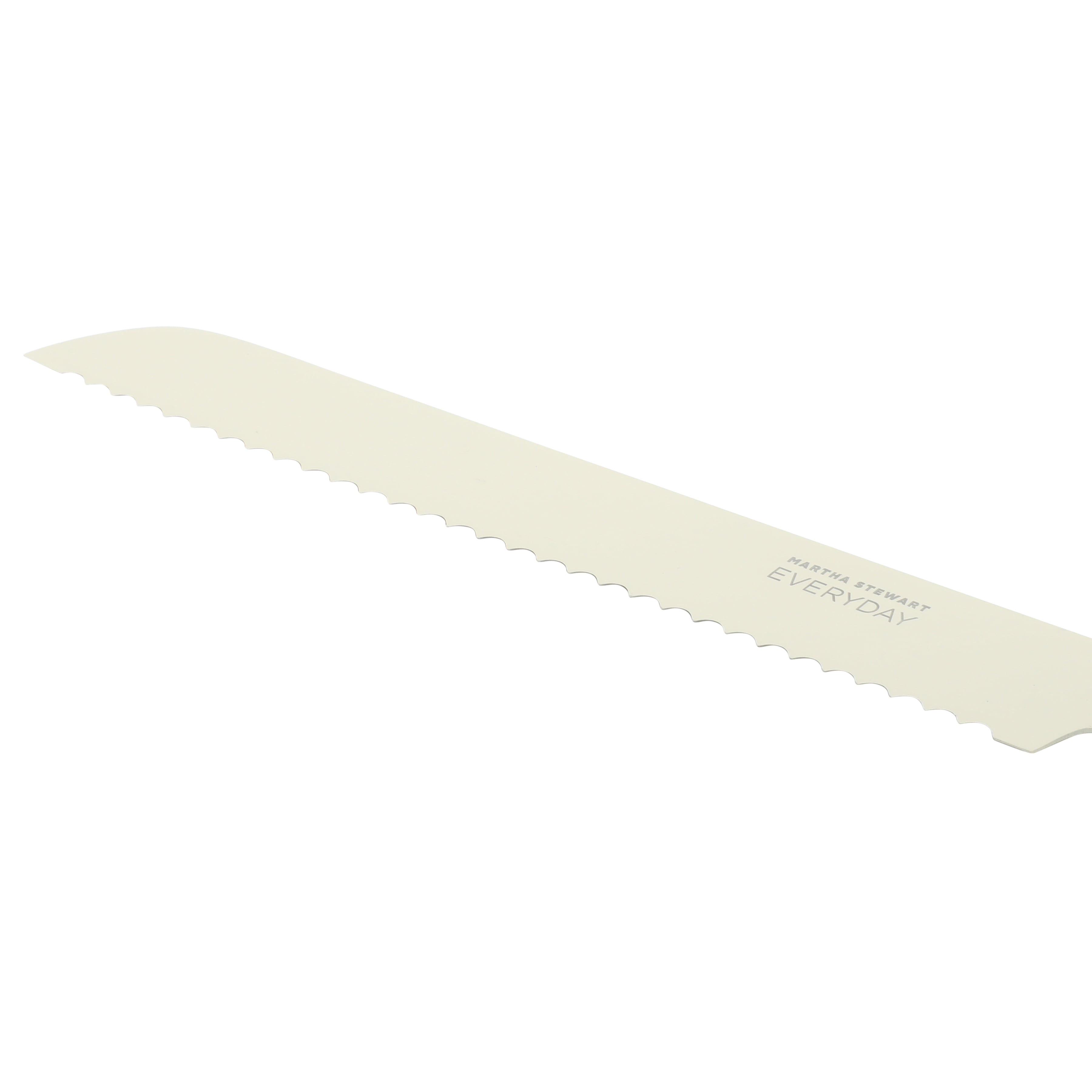 Martha Stewart Everyday Keston 6-Piece Stainless Steel Knife Set with Ergonomic Handles, Grey