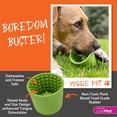 thumbnail image 3 of Dispensador de Goma LickiMat Yoggie Pot Verde para Perros de Todos los Tamaños, 3 of 6