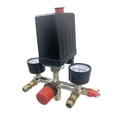 thumbnail image 4 of Válvula de control del interruptor de presión del compresor de Control de presión preciso Robusto Multiuso Lecturas claras Mejorado 90-120 PSI calibre de carcasa de hierro, 4 of 7