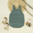 thumbnail image 6 of Mercatoo Warm Toddler Baby Knitted Romper Cotton Sleeveless Boy Girl Flower Sweater Clothes Baby Bodysuit Crawling Set, 6 of 6