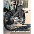 thumbnail image 3 of ANCHEER Peak 500W Foldable Electric Bike for Adults 14" E Bike with 48V 374Wh Battery LCD Display Dual Suspension UL2849 Ebike for Teens, 3 of 11