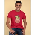 thumbnail image 2 of Cute Cactus Buddy T-Shirt Men -Smartprints Designs, Male Small, 2 of 4