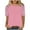 A_ Pink, variant on New summer arrivals Olyvenn Women's Casual T-Shirt Crewneck Sequin Short Raglan Sleeve Patchwork Tops Summer Trendy Casual Blouse Pink S