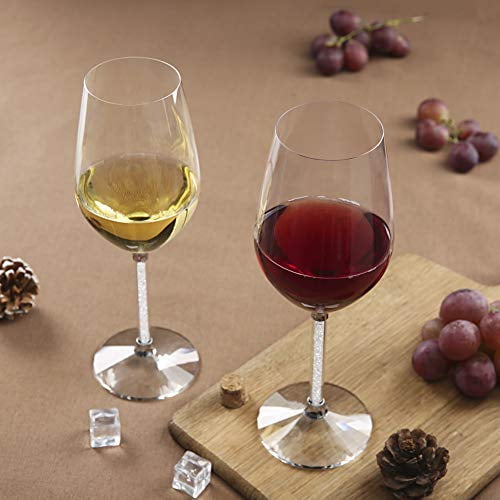 Btat- Wine Glass Set, Set of 12, 15 oz, Wine Glasses with Stem, Long Stem  Wine Glasses, Crystal Wine…See more Btat- Wine Glass Set, Set of 12, 15 oz