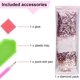 thumbnail image 5 of (20x20CM) Kit de artesanía de punto de cruz de pintura de diamante para niños 5D, pintura artesanal de pintura de arte de diamante para niños para decoración y regalos, Unicornio, 5 of 5