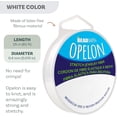 thumbnail image 3 of The Beadsmith Opelon Stretch Cord – Elastic Beading Fiber, White, 0.4 mm, 25 m (82 ft) Spool, 3 of 8