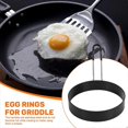 thumbnail image 4 of Eggs Rings, 4 Pack Stainless Steel Egg , Pancake Mold for Frying Eggs and Omelet, 4 of 4