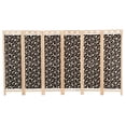 thumbnail image 1 of Biombo MARDAM Mampara DE Madera DE Pino Natural 6 Paneles, 1 of 2