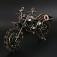 thumbnail image 4 of Emoshayoga Modelo De Motocicleta - Modelo De Motocicleta Vintage Regalo Creativo Modelo De Motocicleta con Cadena De Metal Decoraciones De Escritorio para El Hogar, 4 of 5