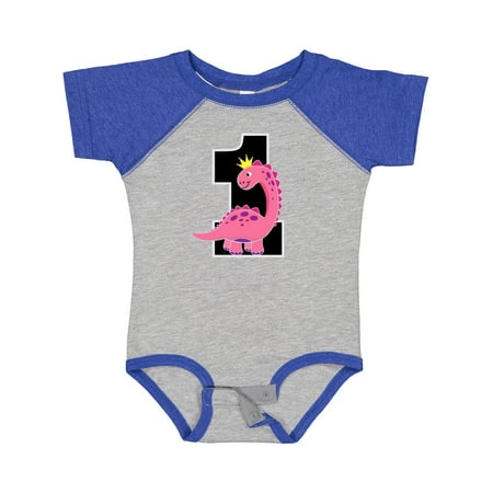 

Inktastic Dinosaur Girls 1st Birthday Outfit Gift Baby Girl Bodysuit