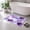 Purple, variant on Diatomite Bath Mat Super Absorbent Non Slip Soft Dry Floor Rug for Bathroom,Orange