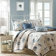 thumbnail image 3 of Home EssenceLuxury Coastal 5 Piece Twin/Twin-XL Quilt Set, 3 of 11