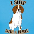 thumbnail image 3 of CafePress - I Sleep With Beagles Women's Classic T Shirt - Women's Traditional Fit Dark T-Shirt, 3 of 4