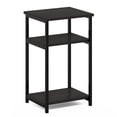 thumbnail image 5 of Furinno Just Side Table, 3-Tier Modern End Table with Metal Frame, Open Shelf Night Stand, Bedside Table, Easy Assembly, for Living Room, Bedroom, Black Espresso, 5 of 5