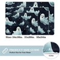 Area Rugs 2'×3' NonSlip Door Mat, Halloween Spooky Boo Print Soft