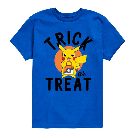 Pokémon - Trick Or Treat - Youth Short Sleeve Graphic T-Shirt