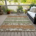 thumbnail image 6 of Addison Rugs Chantille Indoor/Outdoor Transitional Stripes Chocolate Washable Rectangle Rug, 10' x 14', 6 of 6