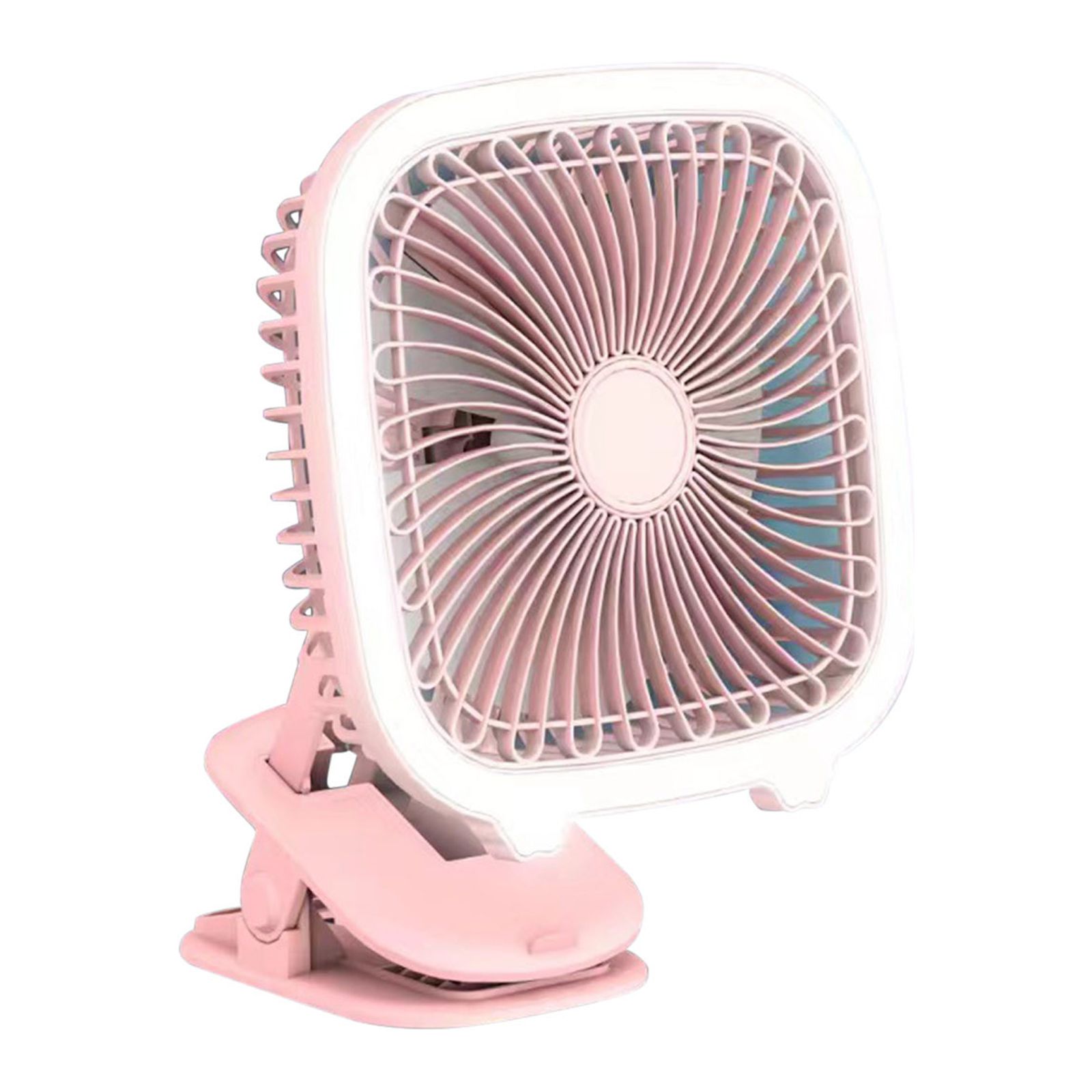 Hesxuno Small Fan Clip Fan Household Portable Handheld Electric Fan