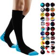 thumbnail image 1 of Womens Graduated Compression Socks 15-20 20-30 mmHg Athletic Running Nurse Stockings, 1 of 7