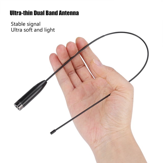 Antena Walkie Talkie De Doble Banda, Antena Walkie Talkie A Prueba De Agua, Conservante VHF/UHF De Doble Frecuencia Para TK100/TK200/TK220