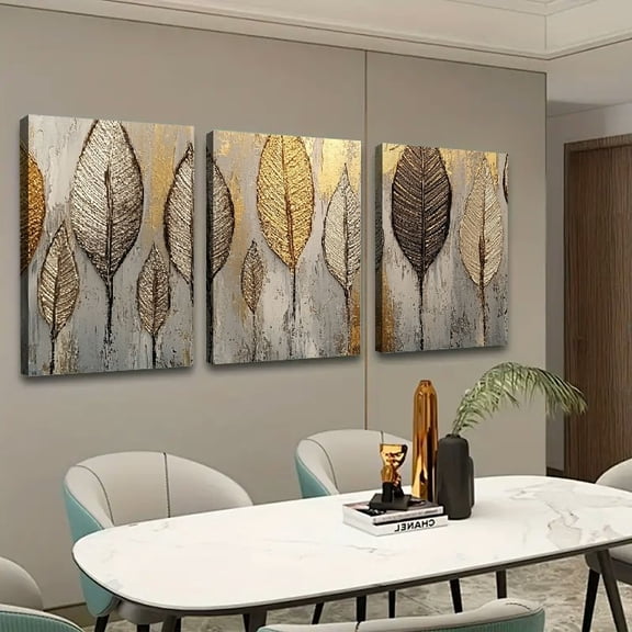 Shadudu 3-Piece Large Size Canvas Wall Art Set 16x24 Inches Unframed Waterproof Artwork for Home Office Decor 16x24x3pcs