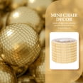 thumbnail image 4 of Raindrops Golden Mirror Tiles Wall Sticker Self Adhesive Waterproof for Stylish Home Interior, 4 of 8