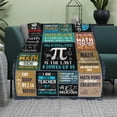 thumbnail image 2 of Math Teacher Gifts for Men Women, Math Teacher Blanket, Best Teacher Appreciation Gifts, Back to School Teacher Gifts, Soft Throw Blankets Graduation Gifts for New Teachers 50"x40", 2 of 5