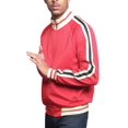 thumbnail image 3 of G-Style USA Men's G Striped Track Jacket JK5014 - Red - X-Large, 3 of 4
