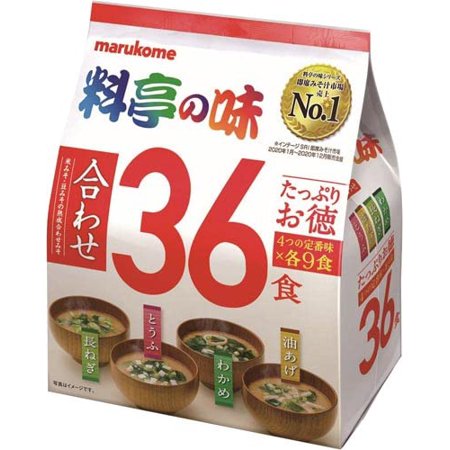 Marukome Plenty of taste of the restaurant Instant miso soup 36 meals Japanese Food